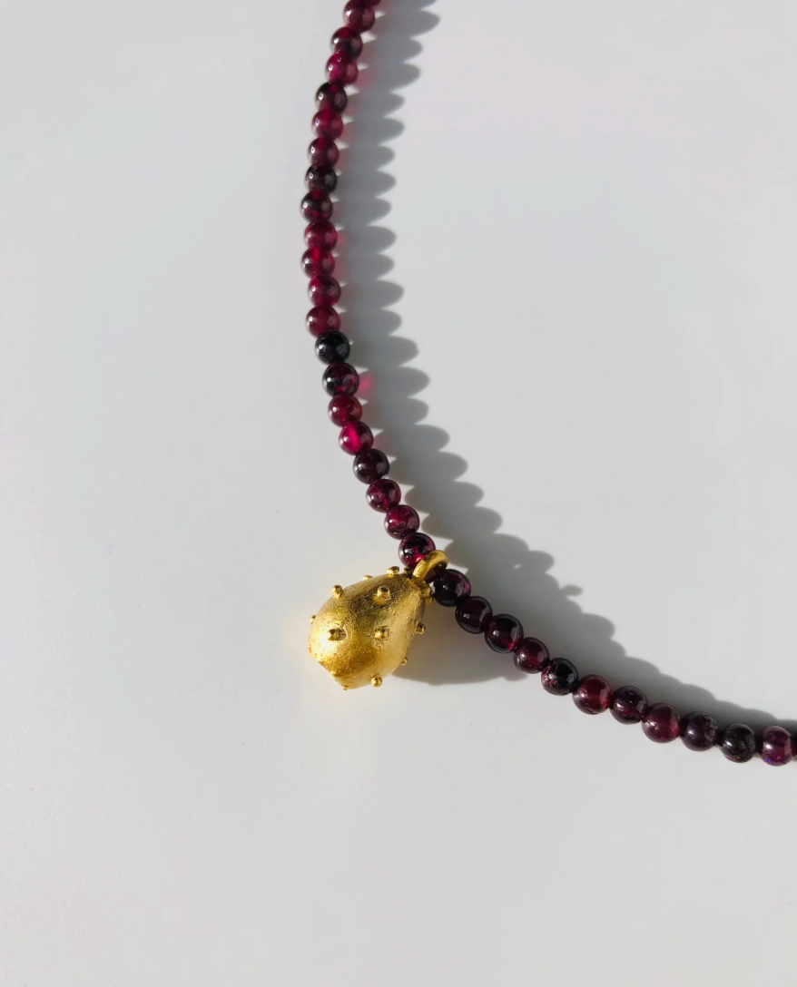 Figa de Moro Garnet Necklace