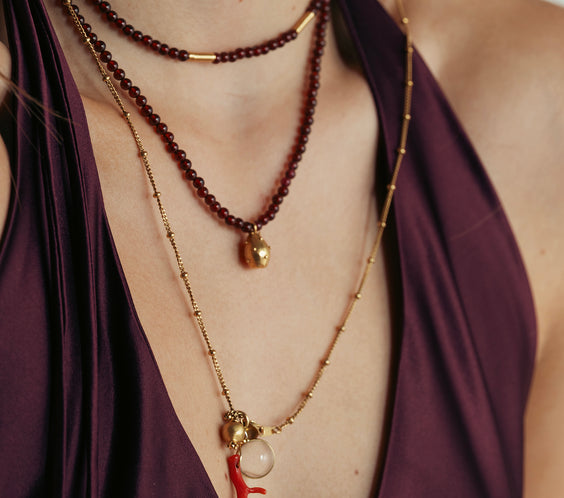 Collar Amuletos Cadena