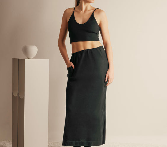 Linger Long Skirt | Merino Wool