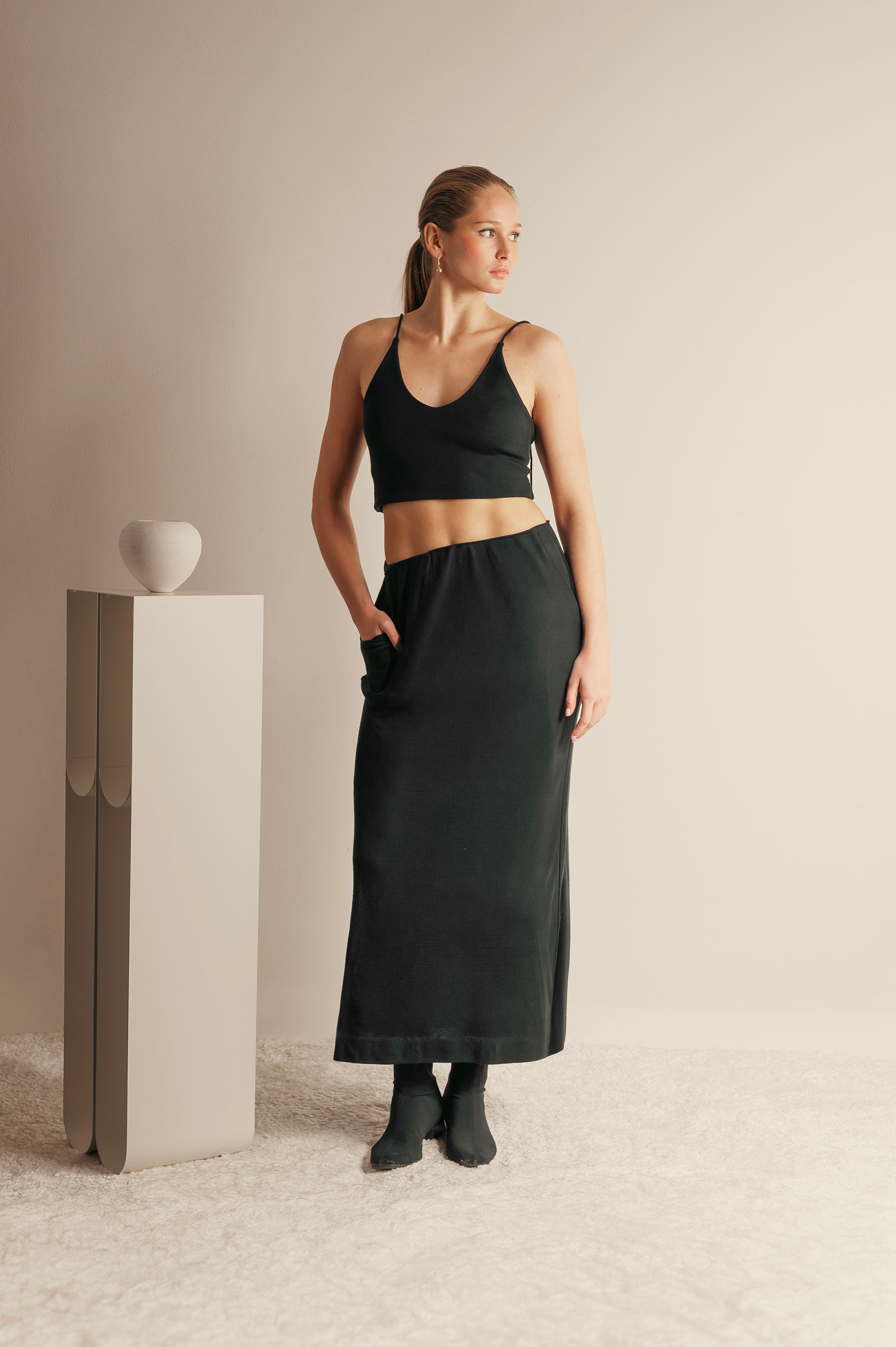 Linger Long Skirt | Merino Wool